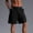 Black, variant on Mqqzkk Men's Classic-fits Shorts Button Up Elastic Waistband with Multi-Pocket Daily Wear Walking Summer Outfit
