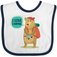 thumbnail image 3 of Inktastic I Love Camping Summer Camp Boys or Girls Baby Bib, 3 of 4