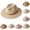 Light Pink, variant on Packable Knit Fedora Hat for Women, Soft Lightweight Breathable Summer Beach Hat, Crushable Foldable Travel Straw Fedora