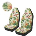 thumbnail image 3 of Uorisanigo Car Seat Covers for Front Seats – High-Back 2 Front Set, Hawaiian Floral Hummingbird Automotive Seats Cover, Interior Accessories Covers for Car Truck Van SUV Seat Protection, 3 of 7