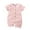 Pink, variant on EnJoCho Baby Girls Boys Ribbed Stripe Texture Romper - Stretchy Short Sleeve Bodysuit with Snap Closure, Unisex Baby Essential Outfit for Daily Wear & Photoshoots (12-18 Months,Blue)
