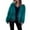Blue2, variant on Clearance! Mifelio Faux Fur Coat Women's Solid Color Faux Coat Long Sleeves Jacket Outerwear Tops Warm Winter Winter Coats for Women Black L