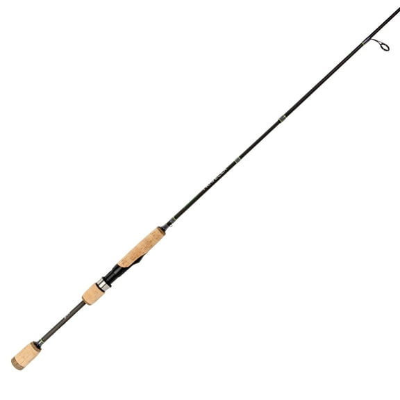 Lew’s Speed Stick Spinning Fishing Rod, 6-Foot 6-Inch, 3-Piece IM8 Graphite Rod with Ultra-Light Power and Fast Action, Cork Split-Grip, Fuji Concept O Guides, Hard-Sided Travel Case, Black/Green