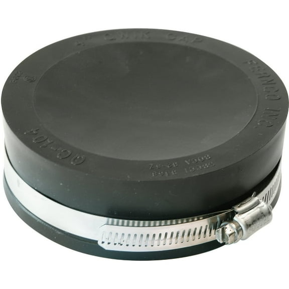 Fernco 3 In. Flexible Slip PVC Cap PQC-103 PQC-103 412100
