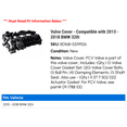 thumbnail image 2 of Valve Cover - Compatible with 2013 - 2018 BMW 320i 2014 2015 2016 2017, 2 of 2