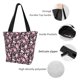 thumbnail image 4 of Balery Daisies Flowers Bolsa de Hombro con Diseño, Bolsa Grande y Duradera, Bolsa Versátil para Compras, 4 of 6