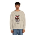 thumbnail image 4 of Black Santa Sleigh Unisex Heavy Blend™ Crewneck Sweatshirt, 4 of 7