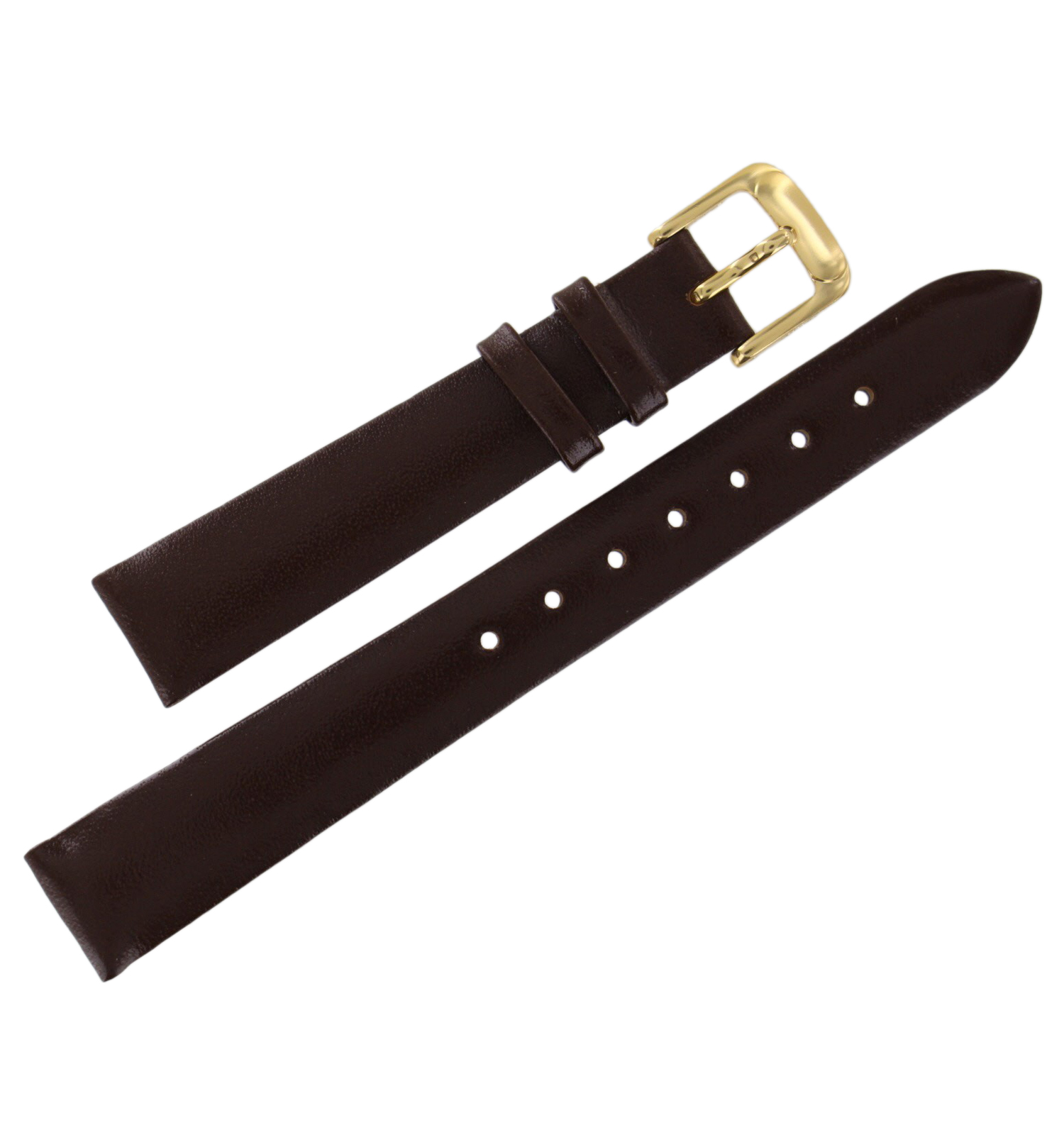 Speidel 14mm Chocolate Brown Calfskin Ladies Leather Watch Strap