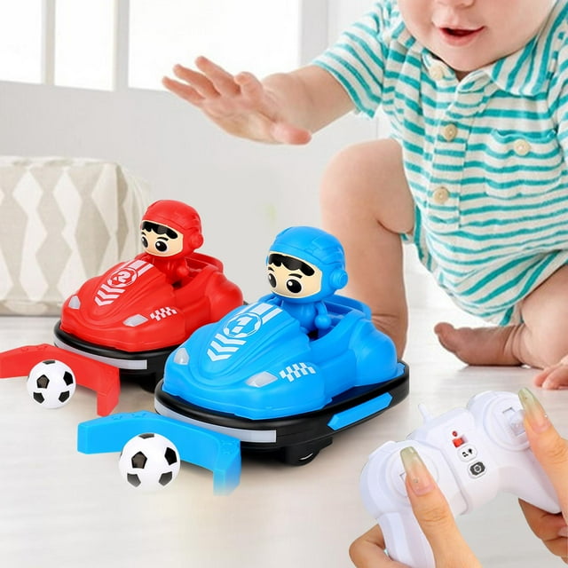 Mini vehículos eyectores a control remoto, coche de carreras de juguete para niños, coche de velocidad RC resistente para adultos, cumpleaños de año Juego de coches de fútbol
