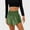 Army Green, variant on Bzhegqhd Women's Loose Solid Color Shorts Thin Casual Shorts Sports Wearable Shorts Elastic Waist