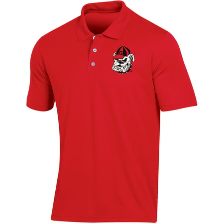 Men's Russell Red Georgia Bulldogs Classic Fit Synthetic Polo