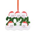 thumbnail image 1 of Family Christmas Snowman Resin Pendant Handwritten Name DIY Craft Ornament for Holiday Tree Decorations, 1 of 3