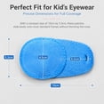 thumbnail image 2 of Kids Lazy Eye Patches 4‑Pack, Soft Plush Amblyopia Eye Patch for Eyeglasses, Reusable Strabismus Occlusion Eye Cover, Pink, 2 of 6