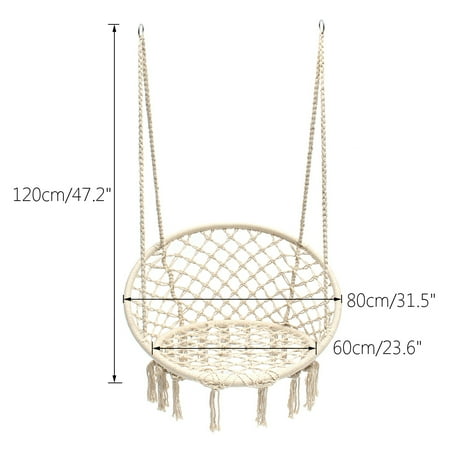pics Hammock Chair Walmart Canada hammock chair macrame swing hanging rope chair cotton fabric for indoor outdoor home garden patio balcony and more loads 260 lbs