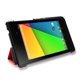thumbnail image 3 of Funda para Google Nexus 7 FHD 2.ª generación (2013), de piel sintética, con soporte magnético, función de encendido y apagado automático, carcasa protectora de piel sintética., 3 of 7