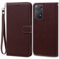 thumbnail image 1 of Note 11 Case For Xiaomi Redmi Note 11 11S Case Leather Wallet Flip Case For Redmi Note 11 Pro Phone Cases Note 11S Cover Fundas Coffee -Strap Note 11, 1 of 6