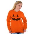 thumbnail image 3 of Classic Halloween Pumpkin Costume Unisex Plus Fleece Graphic Sweatshirt Brisco Brands 5X, 3 of 5