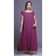 thumbnail image 4 of Bimba Womens Sleepwear Printed Short Sleeve Long Nightdress LadiesÂ&nbsp;Nightwear, 4 of 4