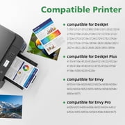 67XL Ink Cartridges Compatible for HP 67 Ink Cartridges bundle for DeskJet 2700e 2700 2855e 2755e 2755 4155e 4255e for Envy 6000 6055e 6400 Printer