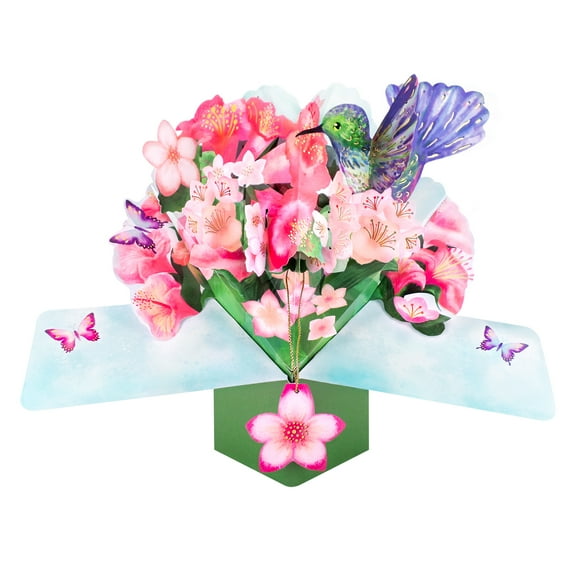 Pop-Up Greeting Card – Hummingbird (Love and Friendship)