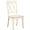 White, variant on Pine Veneer & Wood Frame - Comfortable Side Chairs for Dining Space