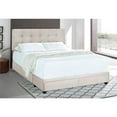 thumbnail image 2 of HomeFare Queen Storage Bed in Fog Gray Fabric, 2 of 7