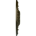 thumbnail image 4 of 32 3/8"OD x 3 1/2"P Tristan Ceiling Medallion (Fits Canopies up to 6 1/4"), Hand-Painted Green Gold, 4 of 6