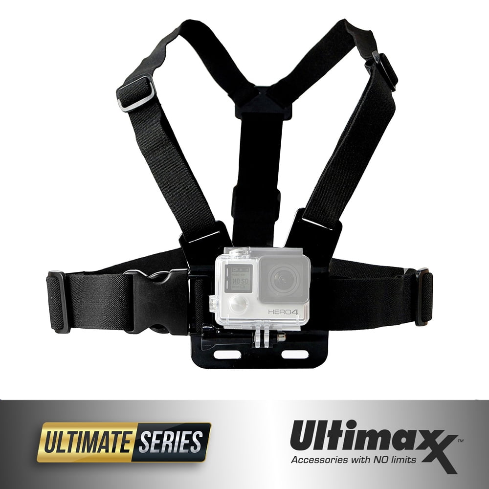Bower Go Pro Xtreme Action Series Elastic Head Strap Mount XAS-EHS Black 