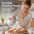 thumbnail image 4 of Powdered Sugar Shaker Flour Duster, Flour Dispenser Shaker with 18/8 Stainless Steel Spring-Operated Handle for Sugar Flour and Spices(1PC,Combination ), 4 of 8