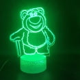 thumbnail image 2 of Lámpara LED Illusion 3D Bear Lotso de Night Light con cambio de color, 2 of 2