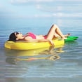 thumbnail image 2 of Hamaca De Agua Colchón de Aire Inflado Piña Tamaño Grande Flotante para Piscina de Verano (A) Likrtyny Para Estrenar, 2 of 9