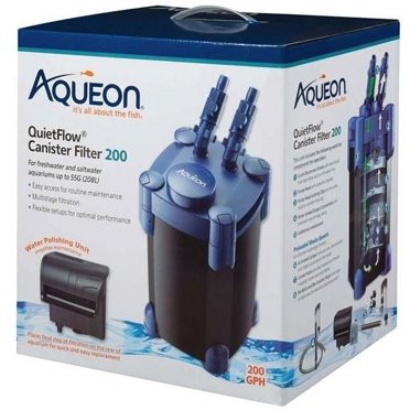Aquatop Canister Filter 3 Stage, 264GPH Super Quiet Vortex Easy Prime ...