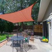 Shade&Beyond 6'x10' Customize Rust Red Sun Shade Sail UV Block 185 GSM AT1216 Commercial Rectangle Outdoor Covering for Backyard, Pergola, Pool (Customized Available)
