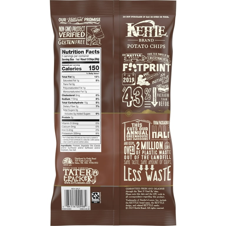 Kettle Brand Potato Chips, Sriracha, 5 Oz