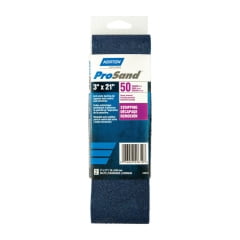 

Norton Norton - 7660702227 - ProSand 21 in. L x 3 in. W Zirconia Alumina Cloth Portable Sanding Belt 50 Grit Coarse - 2/Pack