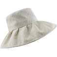 thumbnail image 5 of CoCopeaunts Wide Brim Bucket Hat Women Summer Autumn Folds Beige Bucket Cap Women Elegant Outdoor Shade Beach Fisherman Hat, 5 of 8