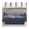 thumbnail image 2 of Homestock Rustic Romance Wide Rectangle Storage Ottoman Bench, 2 of 42