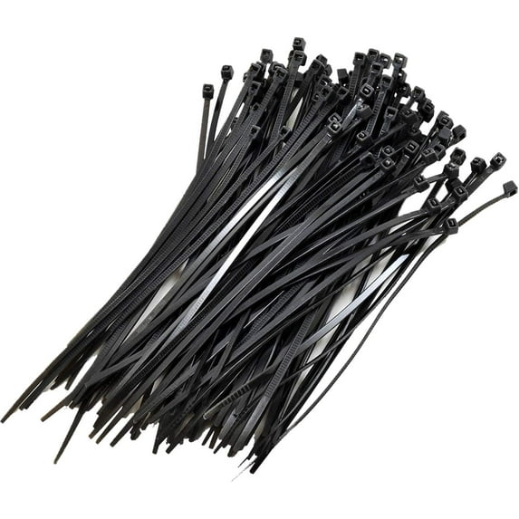 Hedge Maze 4 Inch Heavy Duty Cable Tie, 100 Packs Strong Industrial Durable Zip Ties, UV Resistant for Indoor Outdoor Multiple Usages, Yard, Balcony Privacy Fence Panels