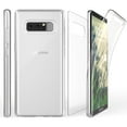 thumbnail image 2 of Clear Case for Note 8, 360-Degree Wrap [Full-Body Protection] Transparent TPU Slim Cover [Built-In Screen Guard] for Samsung Galaxy Note 8, SM-N950, 2 of 6