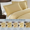 thumbnail image 6 of Hotel Luxury 3 Piece Duvet Cover Set 1500 Series Egyptian Quality Double Brushed Microfiber, Queen, Camel, 6 of 9