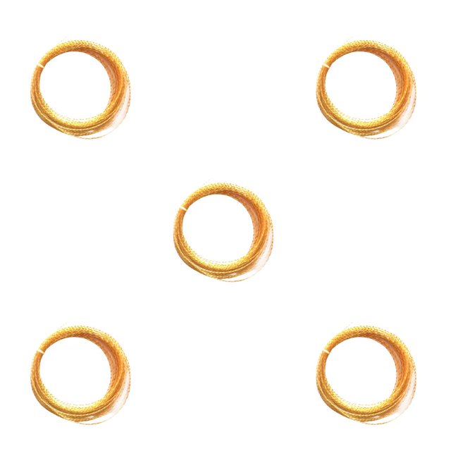 Soidarity Raqueta de cuerda de tenis, alambre de Metal, carrete de hilo de nailon, dureza media, 1,35mm de diámetro, herramienta de reparación, No.02 5piezas Soidarity CBP182668