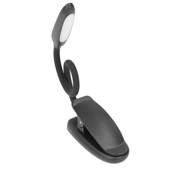 Reading Lamp, LED Desk Lamp 3 Level Adjustment Mini Design 360° Adjustment Bottom Clip Design For Desk Headboard For Reading