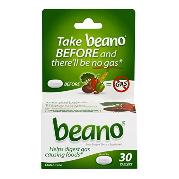 Beano Tablets Take Beano To Help Digest Gas Causing Foods30 Tablets