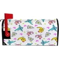 thumbnail image 5 of Coolnut Mailbox Covers, Magnetic Standard Size Cute Birds and Hearts Seasonal Mail Wraps for Home Outdoor Decor, 20.7"x18.03", 5 of 5