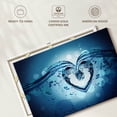 thumbnail image 6 of Elephant Stock Water Splash Heart Wall Art - Horizontal Canvas Wall Art - Living Room Wall Decor - Love Canvas - White And Black Decor - 51" x 34", 6 of 8