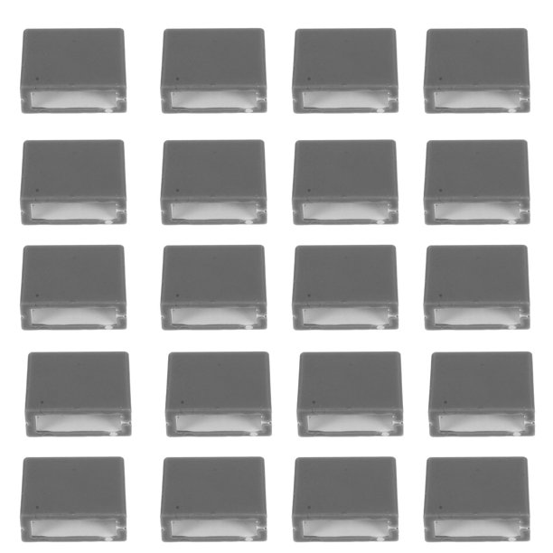 Houderco 20Ud Tapas Para Perillas De Mezclador Dj Gris Plástico Duradero Compatible Con Potenciómetros Deslizantes