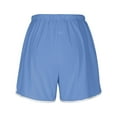 thumbnail image 4 of Short Pants for Women - Breathable Comfortable Casual Wear with Adjustable Drawstring and Versatile Split Design for Summer Use, 4 of 6