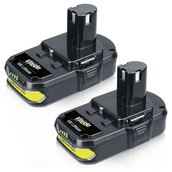2Packs Replace for Ryobi P102 Battery 18V 3.6Ah Li-lon Battery P102 P105 Cordless tools