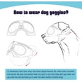 thumbnail image 5 of Gafas protectoras para perros, correas ajustables, fáciles de poner y anti-UV para perros grandes., 5 of 5