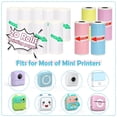 thumbnail image 2 of Papel adhesivo térmico, 20 rollos de 57x25 mm para Phomemo M02/T02, 2 of 7